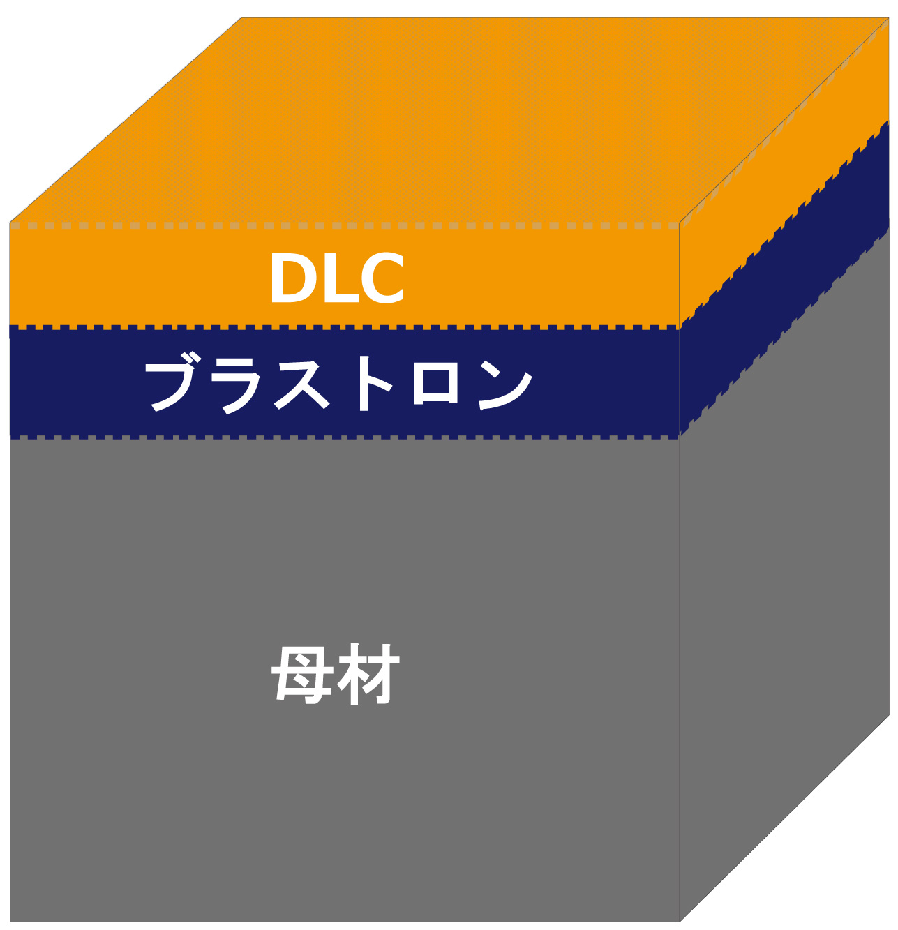 【複合処理】ブラストロンコーティング＋DLC処理